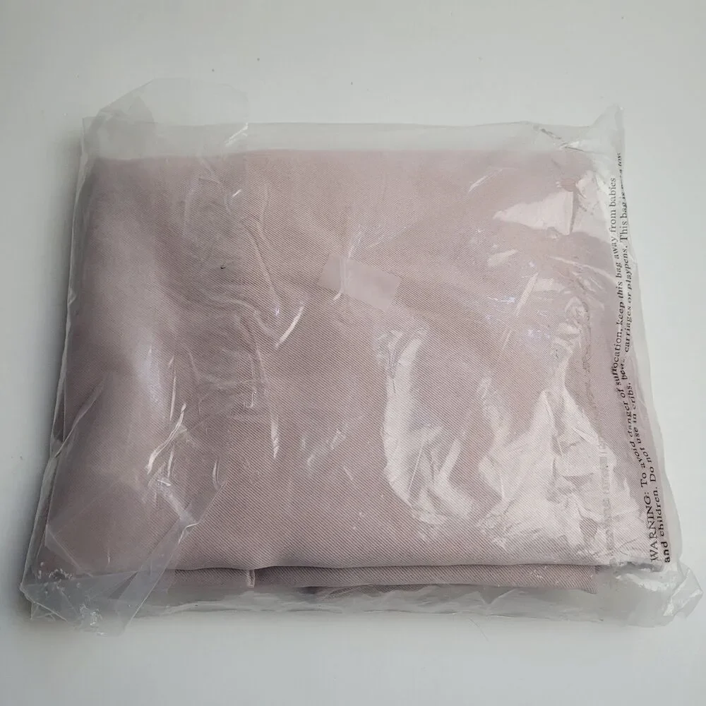 NEW Sun Zero Single Curtain Panel Color Blush Pink 40 x 84 #BT1
